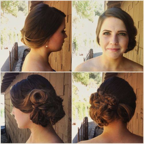 Pearl Bun Updo Hairstyles (Photo 17 of 20)