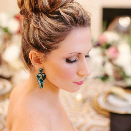 High Updo Hairstyles For Medium Hair (Photo 2 of 15)