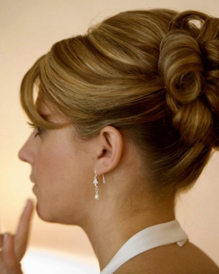 15 Best Updo Hairstyles for Mother of the Bride Medium Length Hair