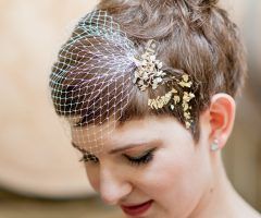 15 Collection of Wedding Hairstyles for Short Brown Hair