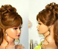 15 Best Collection of Curls Up Half Down Wedding Hairstyles