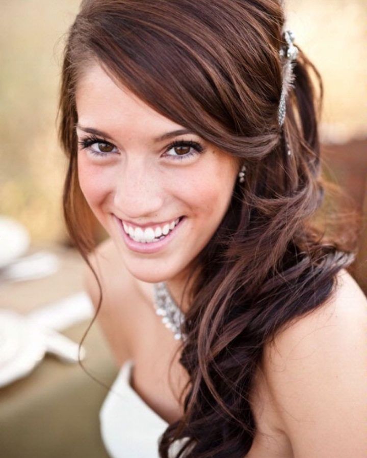 15 Inspirations Wedding Hairstyles for Long Hair to the Side