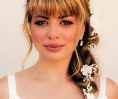 15 Best Ideas Wedding Hairstyles for Shoulder Length Hair with Fringe