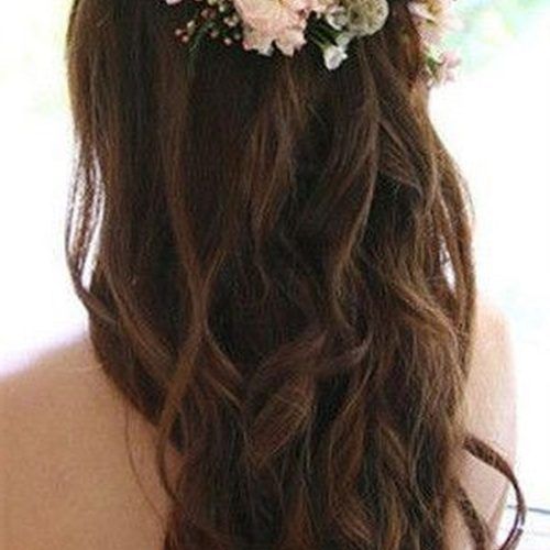 Pinned Brunette Ribbons Bridal Hairstyles (Photo 9 of 20)