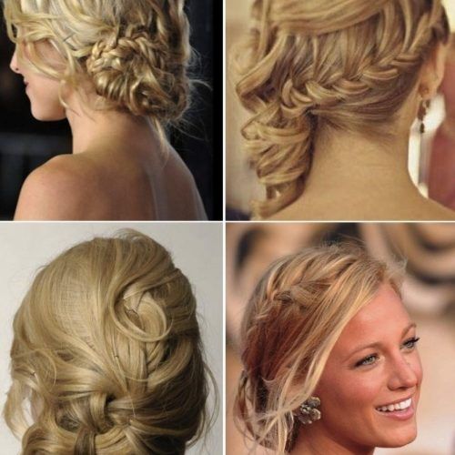 Curly Side Bun Wedding Hairstyles (Photo 10 of 15)