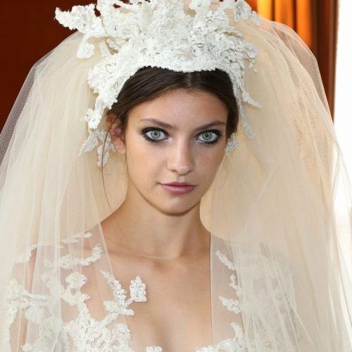 Wedding Hairstyles With Veil And Tiara (Photo 15 of 16)