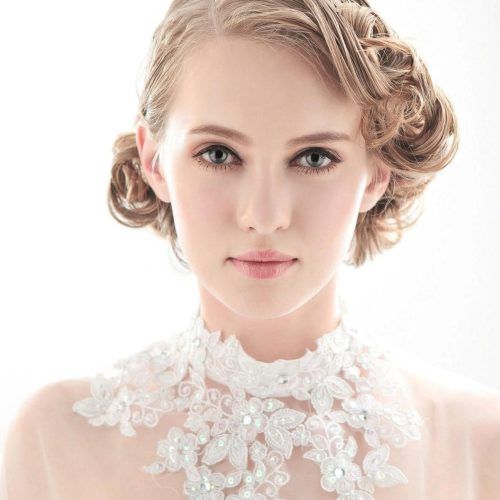 Wedding Hairstyles For Short Blonde Hair (Photo 3 of 15)