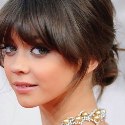 Wedding Hairstyles For Long Hair With Fringe (Photo 8 of 15)