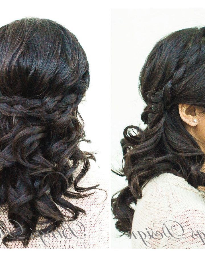 15 Best Collection of Wedding Hairstyles for Medium Length with Black Hair