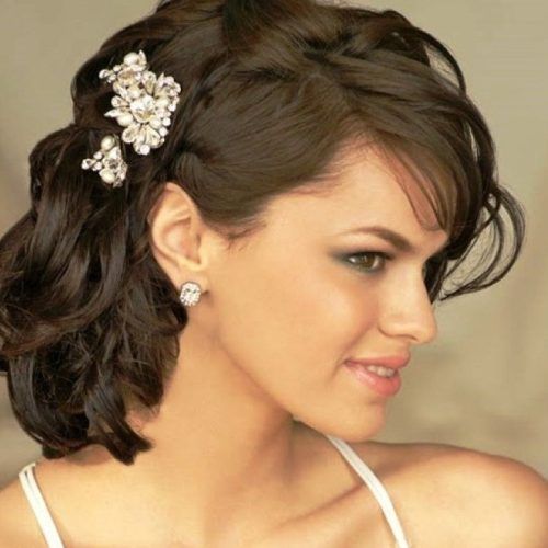 Wedding Guest Hairstyles For Medium Length Hair With Fringe (Photo 9 of 15)