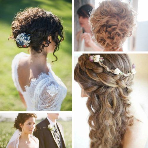 Naturally Curly Wedding Hairstyles (Photo 2 of 20)