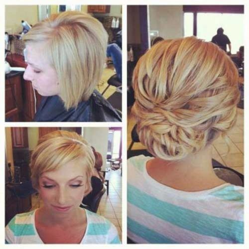 Wedding Hairstyles For Short Hair Updos (Photo 11 of 15)