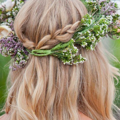 Braided Lavender Bridal Hairstyles (Photo 3 of 20)