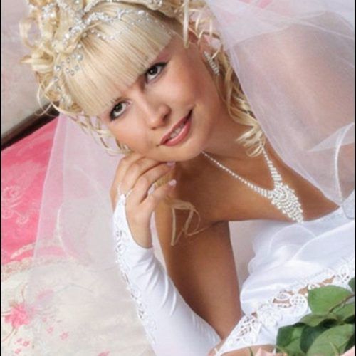 Wedding Hairstyles With Tiara And Veil (Photo 8 of 15)