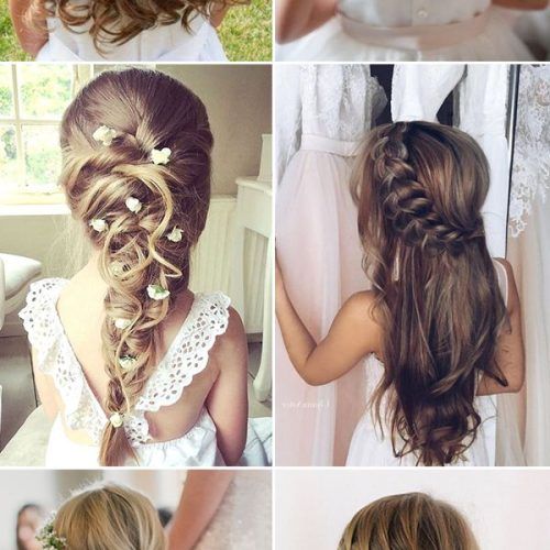 Double Braid Bridal Hairstyles With Fresh Flowers (Photo 10 of 20)