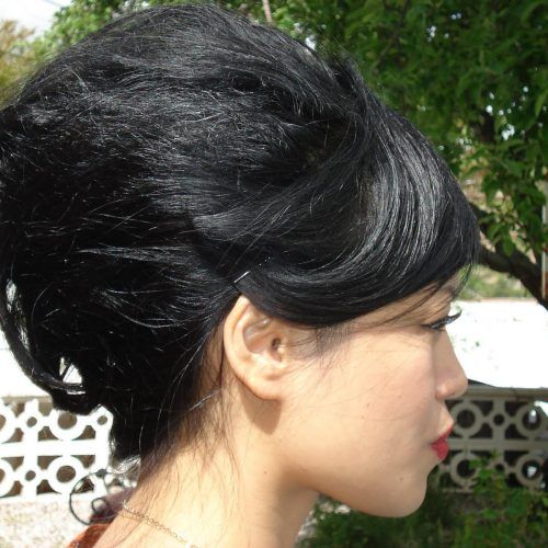 Sleek And Voluminous Beehive Bridal Hairstyles (Photo 10 of 20)