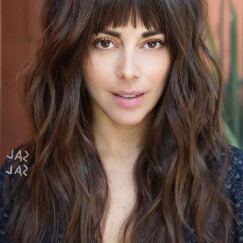 Long Bangs And Shaggy Lengths (Photo 10 of 15)