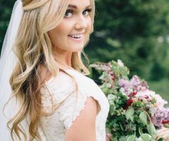 20 Collection of Blonde Half Up Bridal Hairstyles with Veil