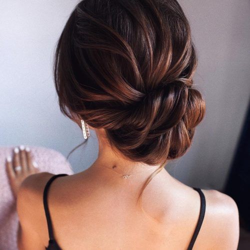 Updos Hairstyles Low Bun Haircuts (Photo 16 of 20)