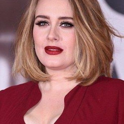Adele Shoulder Length Bob Hairstyles (Photo 8 of 15)