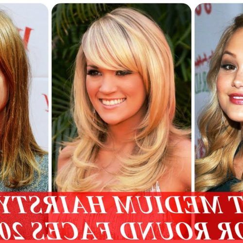 Best Medium Haircuts For Round Face (Photo 7 of 20)