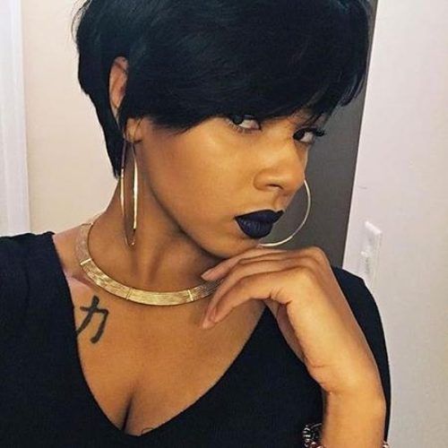 Black Women Short Pixie Haircuts (Photo 16 of 20)