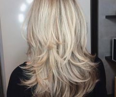 20 Best Collection of Blonde Textured Haircuts with Angled Layers