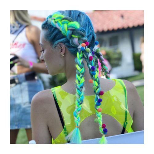 Blue Braided Festival Hairstyles (Photo 13 of 20)