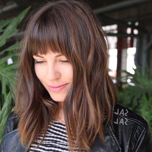 Blunt Lob Haircuts With Straight Bangs (Photo 10 of 20)
