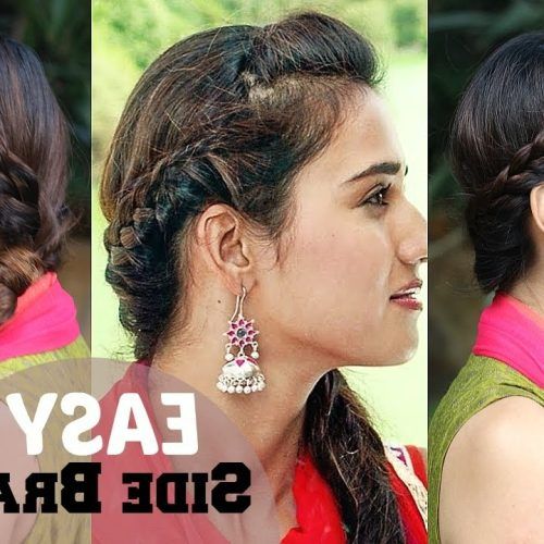 Braided Hairstyles On Saree (Photo 13 of 15)