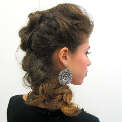 Braids And Bouffant Hairstyles (Photo 3 of 20)
