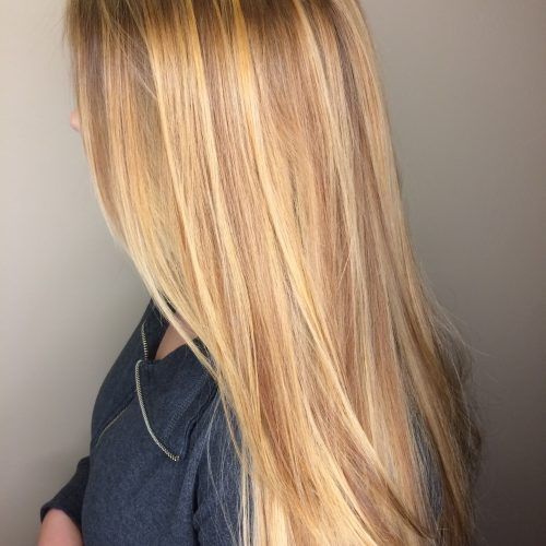 Buttery Highlights Blonde Hairstyles (Photo 6 of 20)