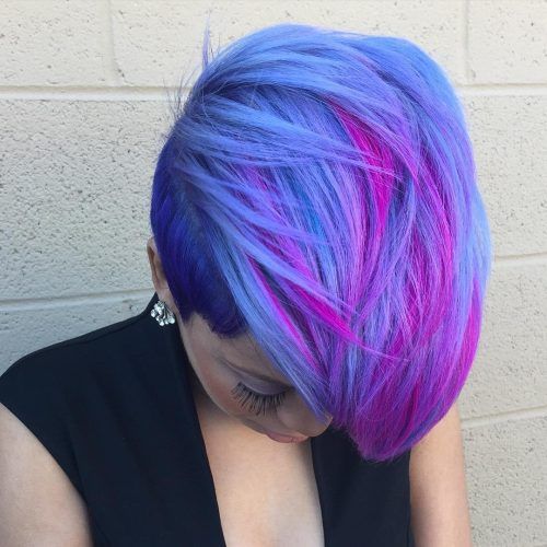 Cotton Candy Colors Blend Mermaid Braid Hairstyles (Photo 12 of 20)
