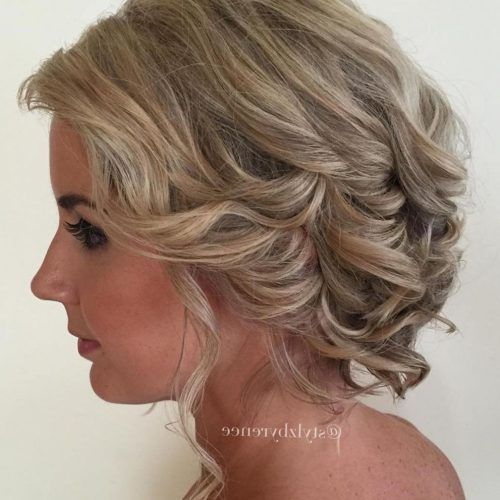 Curly Wedding Updos For Short Hair (Photo 11 of 20)