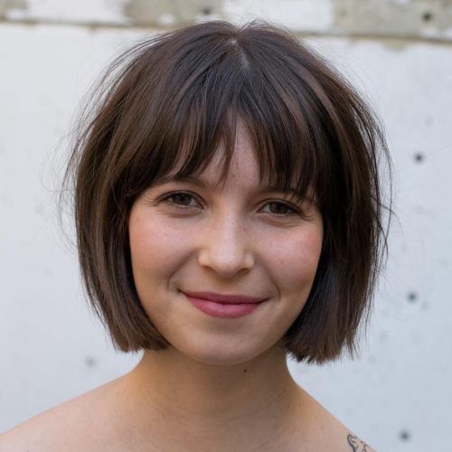 Cute French Bob Hairstyles With Baby Bangs (Photo 2 of 20)
