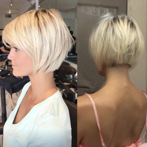 Disconnected Blonde Balayage Pixie Hairstyles (Photo 15 of 20)