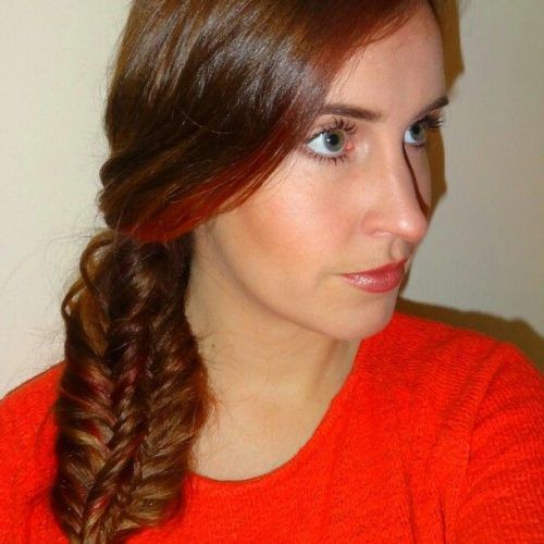 Double-Braided Single Fishtail Braid Hairstyles (Photo 8 of 20)