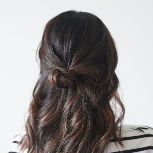 Easy Side Downdo Hairstyles With Caramel Highlights (Photo 20 of 20)