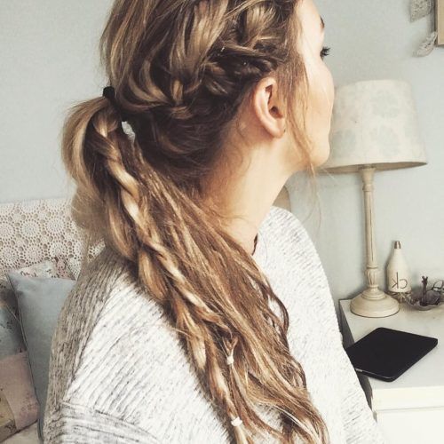 Fantastical French Braid Ponytail Hairstyles (Photo 8 of 20)