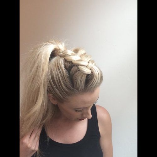 Faux Hawk Ponytail Hairstyles (Photo 3 of 20)