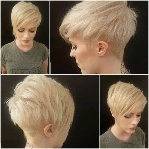 Finely Chopped Buttery Blonde Pixie Hairstyles (Photo 3 of 20)