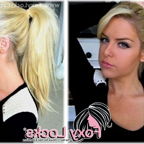 Fishtail Ponytails With Hair Extensions (Photo 17 of 20)