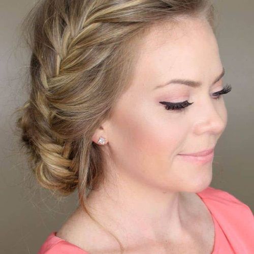 Fishtailed Snail Bun Prom Hairstyles (Photo 16 of 20)