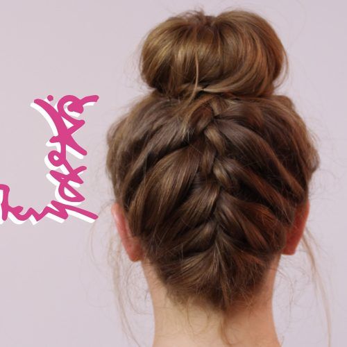 French Braids Into Braided Buns (Photo 8 of 15)