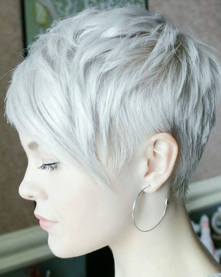 15 Best Ideas Gray Blonde Pixie Haircuts