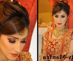 15 Collection of Indian Wedding Reception Hairstyles for Long Hair