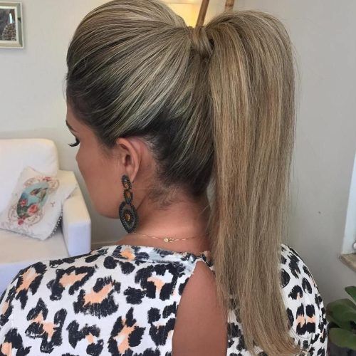 Long Braided Ponytail Hairstyles With Bouffant (Photo 7 of 20)