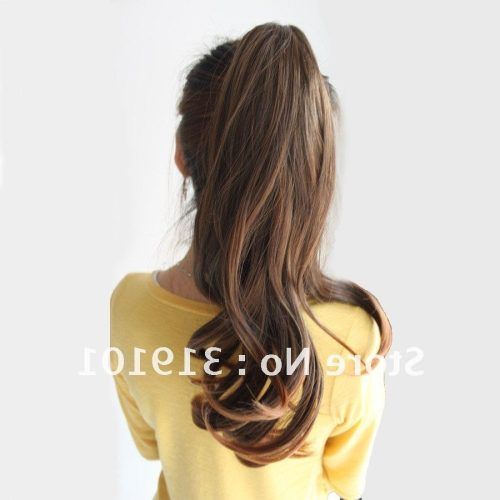 Long Brown Hairstyles With High Ponytail (Photo 7 of 20)