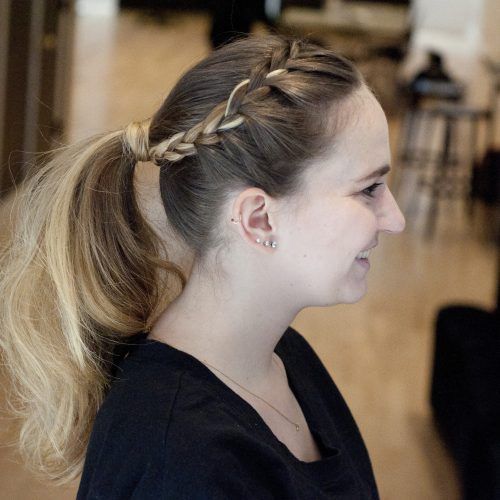 Long Ponytails With Side Braid (Photo 10 of 20)