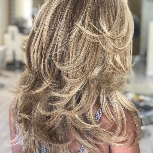 Lovely Golden Blonde Haircuts With Swoopy Layers (Photo 19 of 20)
